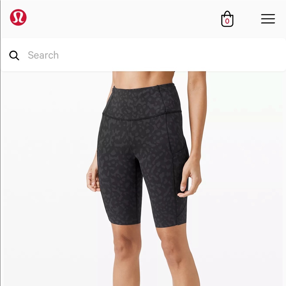 Lululemon Fast and Free Biker Short 10”
